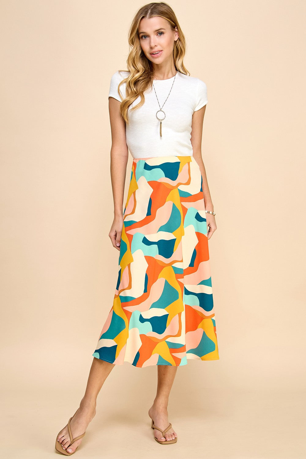 Abstract A Line Skirt