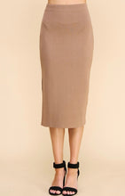 Load image into Gallery viewer, Bodycon Knitted A-line Midi Skirt
