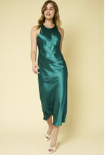 Load image into Gallery viewer, RACER NECK LONG SLIT DRESS
