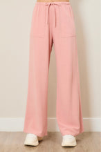 Load image into Gallery viewer, Linen tie-front front pocket pants
