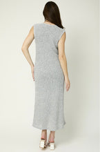 Load image into Gallery viewer, CAP SLEEVE ROUND NECK MAXI DRESS
