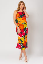 Load image into Gallery viewer, Satin floral midi top
