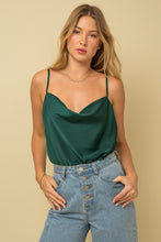 Load image into Gallery viewer, Satin spring green bodysuit
