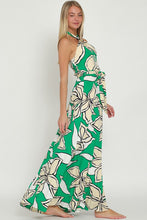 Load image into Gallery viewer, HALTER BACKLESS WRAP MAXI DRESS
