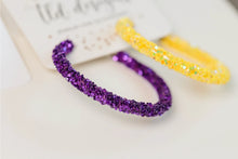 Load image into Gallery viewer, Game Day Glitter Hoops
