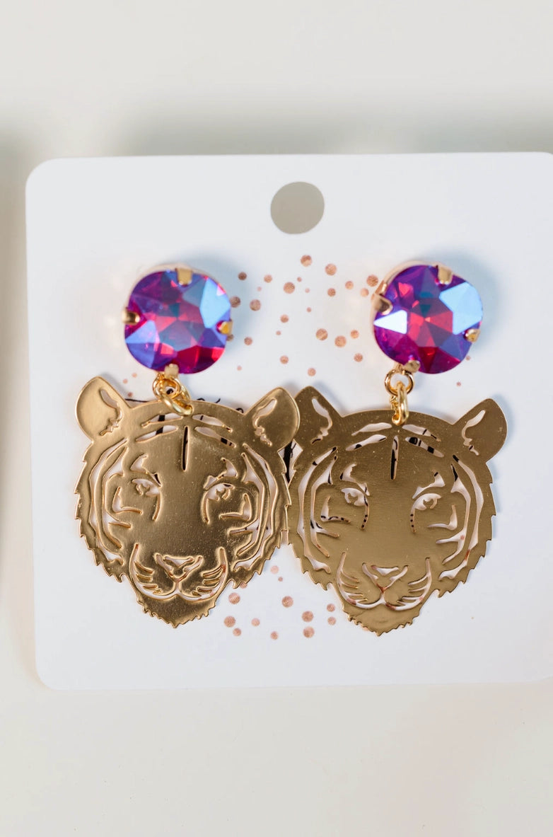 Tiger Earrings