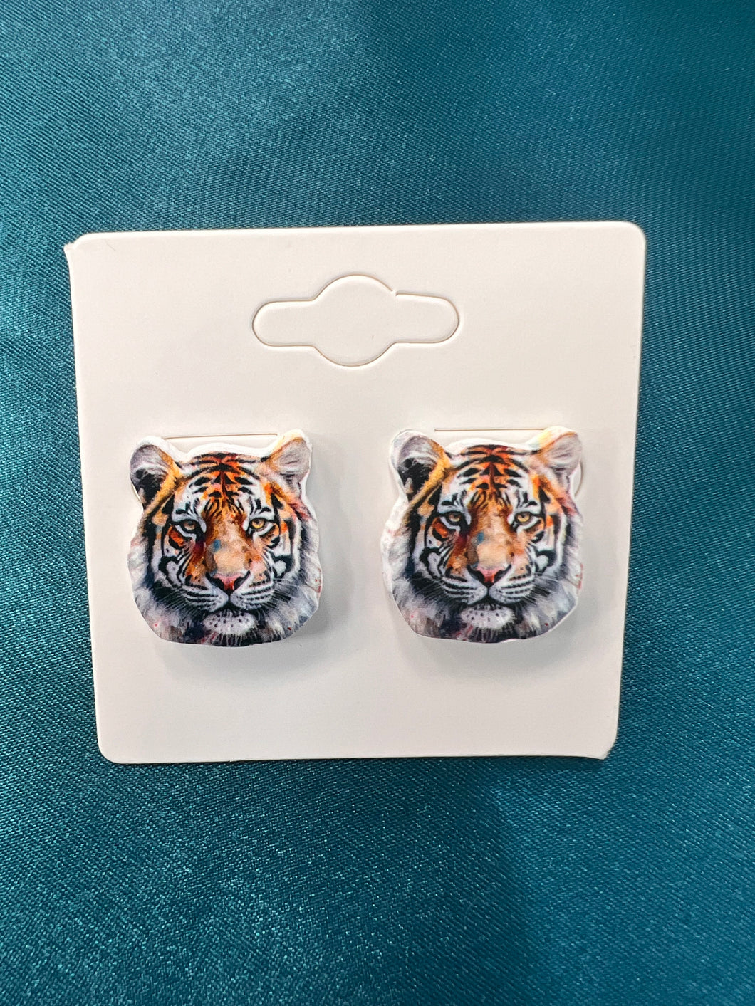 Tiger Stud Earrings