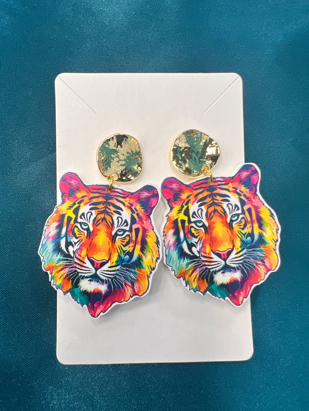 Tiger Game Day Earrings