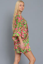 Load image into Gallery viewer, KIMONO SLEEVE ELASTIC WAISTED ROMPER
