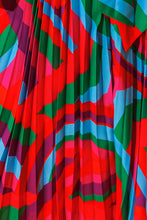 Load image into Gallery viewer, Red &amp; green halter dress
