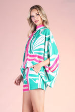 Load image into Gallery viewer, Sicilia Scarf Mock Neck Caftan Top
