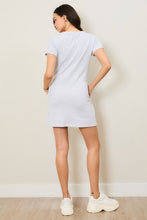 Load image into Gallery viewer, FRENCH TERRY TEE DRESS WITH POCKETS
