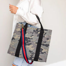 Load image into Gallery viewer, XL Madison Canvas Crossbody Tote
