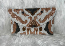 Load image into Gallery viewer, Nude Multi Beaded Clutch
