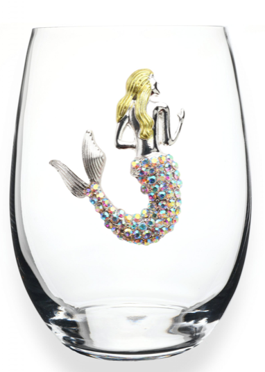 Mermaid Wine Glass