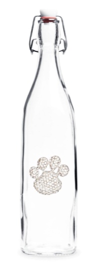 Paw Print Top Bottle