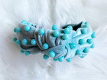 Load image into Gallery viewer, Turquoise Beaded Headband
