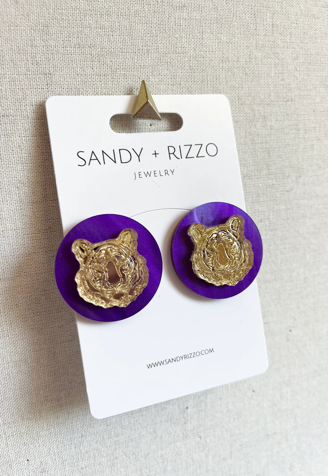 Tiger Pride Statement Studs