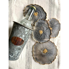 Load image into Gallery viewer, Set of 4 Free Form Geode Coasters
