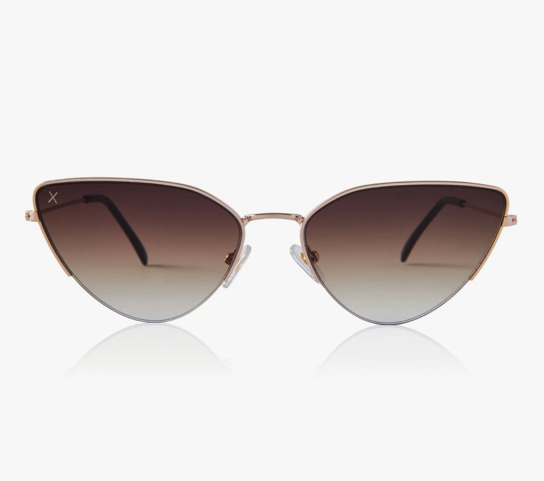 Fairfax Sunglasses - Brushed Gold