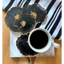 Load image into Gallery viewer, Set of 4 Free Form Geode Coasters
