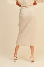 Load image into Gallery viewer, Rayon Wrap Skirt - Beige
